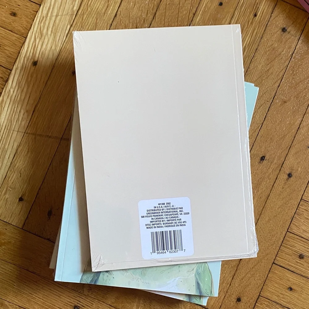 ⚠️ 5/25: Green Frog and Yellow Bird Art Print Notebook